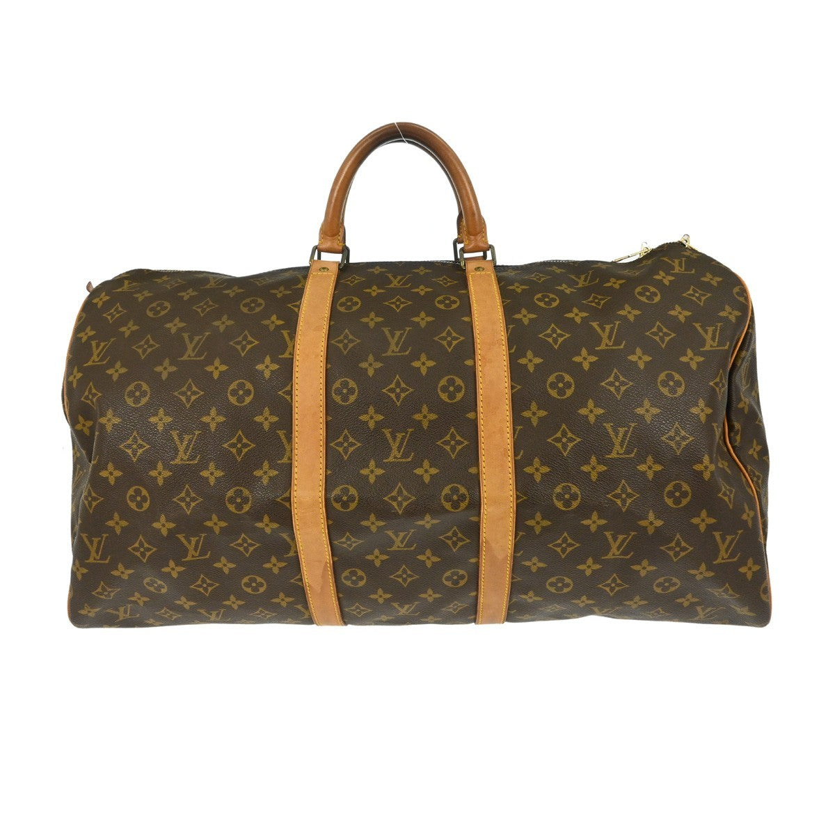 Louis Vuitton Louis Vuitton Keepall Bag Monogram Canvas Brown Canvas Travel Bag Bag (Pre-Loved)