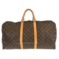 Louis Vuitton Louis Vuitton Keepall Bag Monogram Canvas Brown Canvas Travel Bag Bag (Pre-Loved)