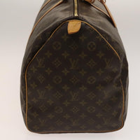 Louis Vuitton Keepall Bag Monogram Canvas Brown Canvas Travel Bag Bag (Pre-Loved)