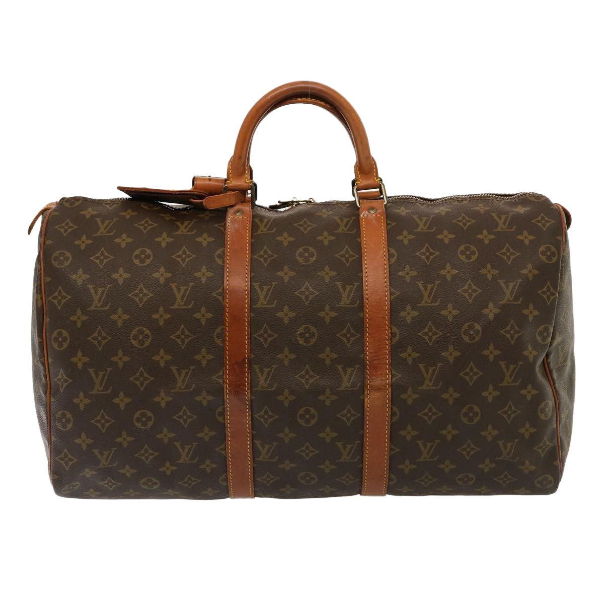 Louis Vuitton Louis Vuitton Keepall Bag Monogram Canvas Brown Canvas Travel Bag Bag (Pre-Loved)