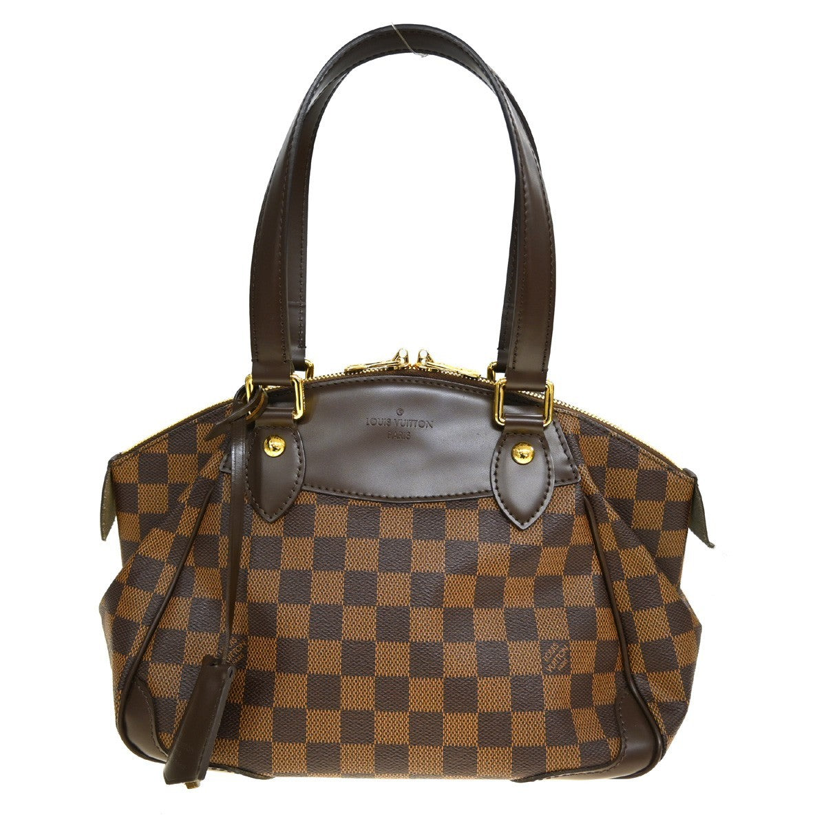 Louis Vuitton Verona Handbag Damier Brown Canvas Shoulder Bag Bag (Pre-Loved)