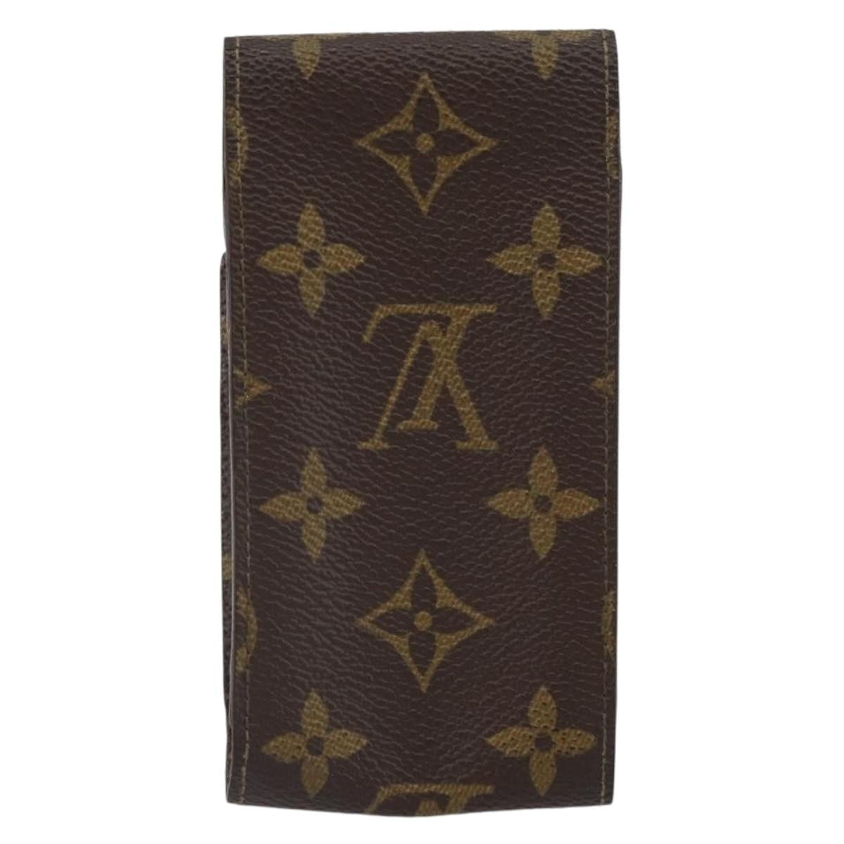 Louis Vuitton Etui Cigarette Case Monogram Canvas Brown Canvas Wallets Accessory (Authentic Pre-Loved)