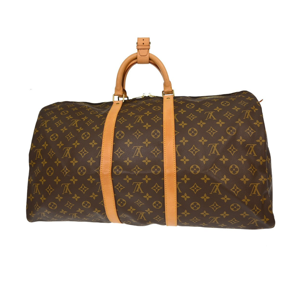 Louis Vuitton Louis Vuitton Keepall Bag Monogram Canvas Brown Canvas Travel Bag Bag (Pre-Loved)