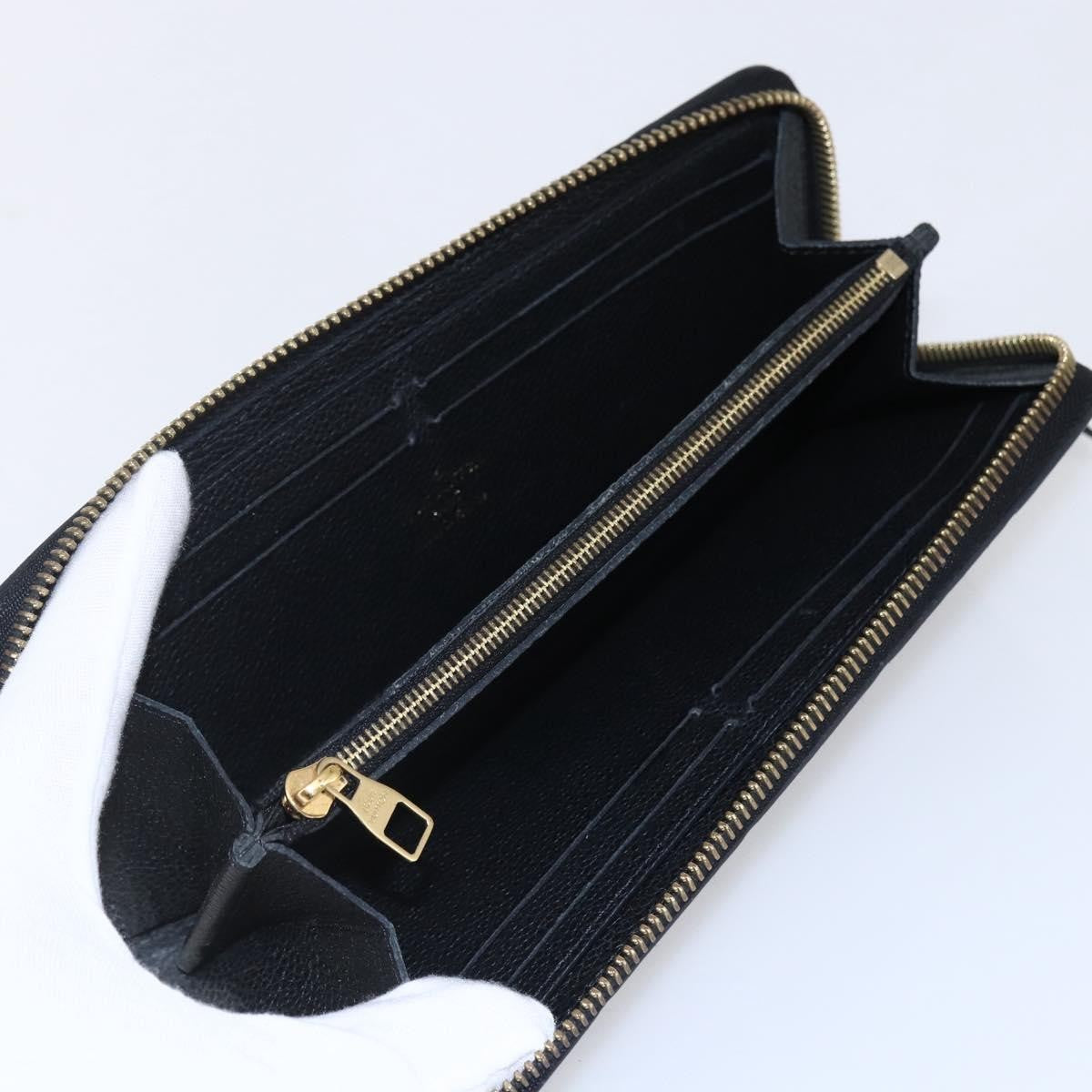Louis Vuitton Portefeuille Zippy Monogramme Empreinte Monogramme Empreinte Black Leather Wallets Accessory (Authentic Pre-Loved)