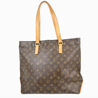 Louis Vuitton Cabas Mezzo Monogram Canvas Brown Canvas Tote Bag Bag (Authentic Pre-Loved)