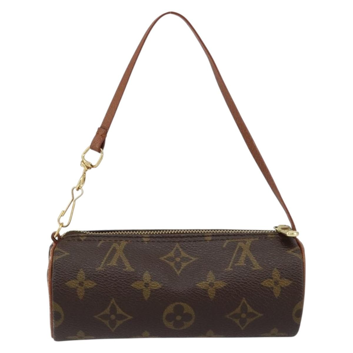 Louis Vuitton Papillon Pochette Monogram Canvas Brown Canvas Clutche & Pouche Bag (Authentic Pre-Loved)