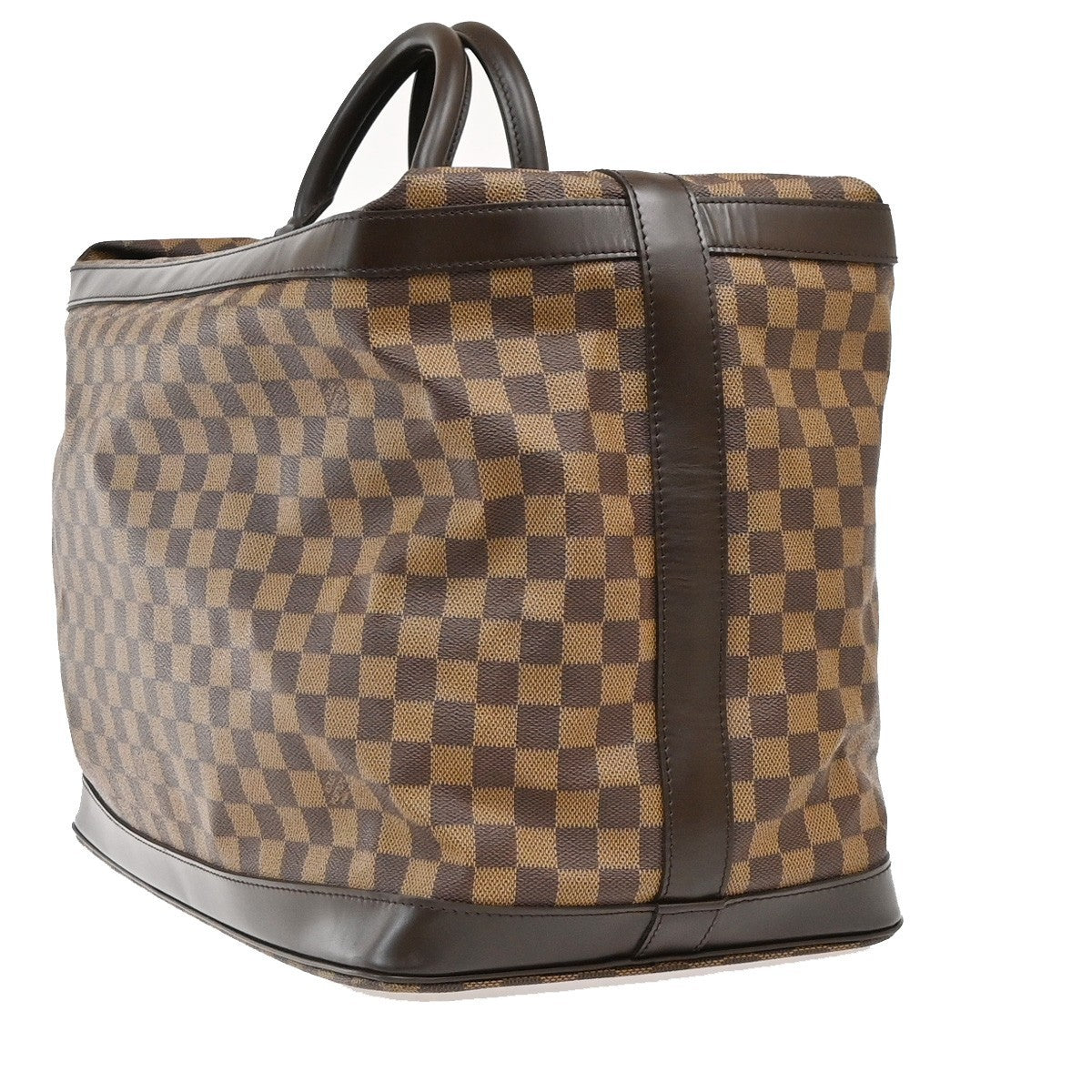 Louis Vuitton Louis Vuitton Grimaud Handbag Damier Brown Leather Travel Bag Bag (Authentic Pre-Loved)
