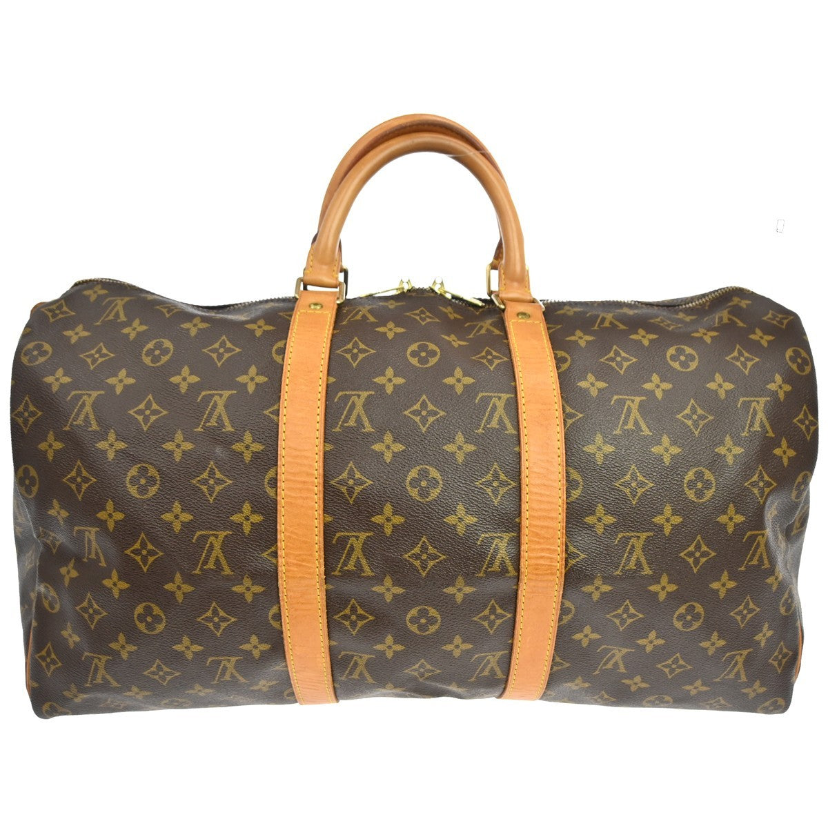 Louis Vuitton Louis Vuitton Keepall Bag Monogram Canvas Brown Canvas Travel Bag Bag (Authentic Pre-Loved)