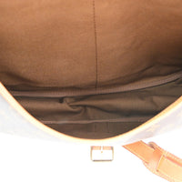 Louis Vuitton Saumur Handbag Monogram Canvas Brown Canvas Shoulder Bag Bag (Authentic Pre-Loved)