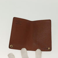 Louis Vuitton Louis Vuitton Porte Cartes Pression Card Case Monogram Canvas Brown Canvas Card Holders Accessory (Pre-Loved)