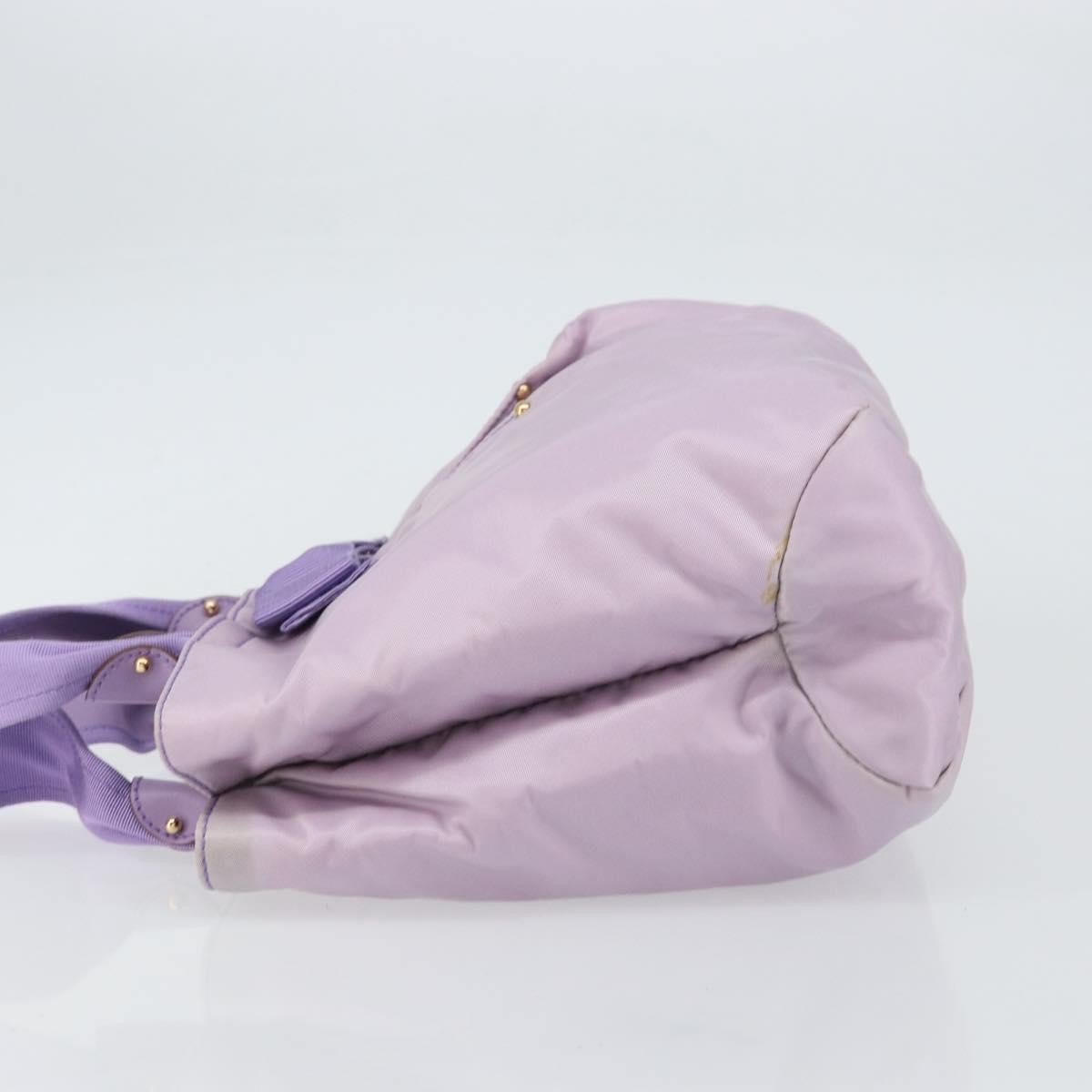 Salvatore Ferragamo Vala Tote Nylon Purple Nylon Tote Bag Bag (Authentic Pre-Loved)
