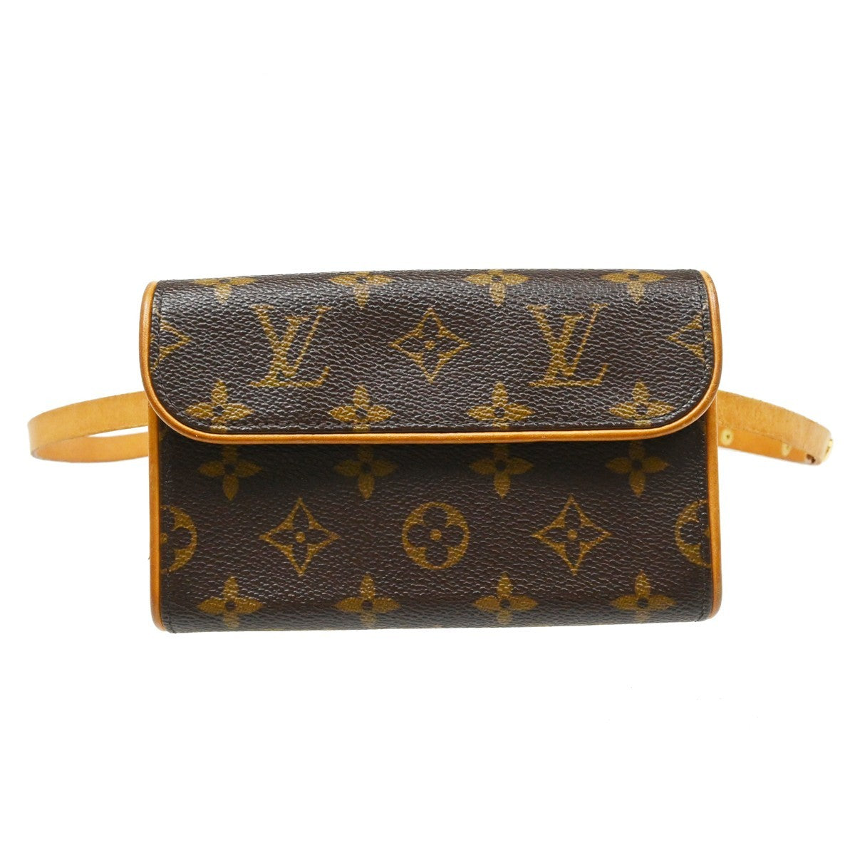 Louis Vuitton Louis Vuitton Florentine Waist Bag Monogram Canvas Brown Canvas Clutche & Pouche Bag (Pre-Loved)