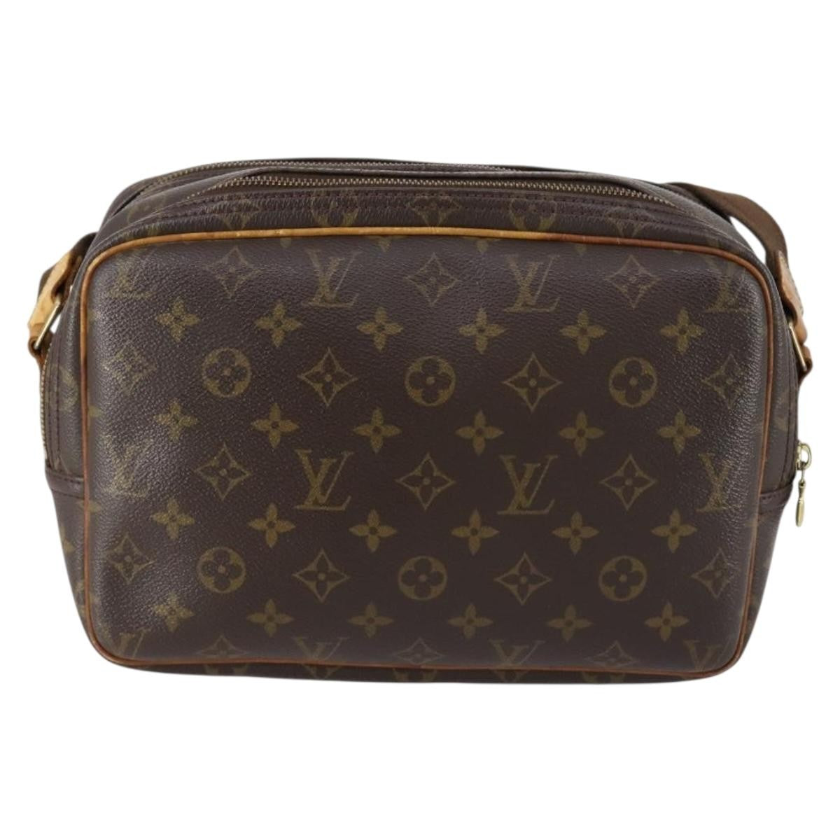 Louis Vuitton Reporter Bag Monogram Canvas Brown Canvas Shoulder Bag Bag (Pre-Loved)