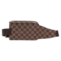Louis Vuitton Geronimos Waist Bag Damier Brown Canvas Shoulder Bag Bag (Authentic Pre-Loved)