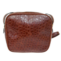 Salvatore Ferragamo Vala Shoulder Bag Leather Brown Leather Shoulder Bag Bag (Authentic Pre-Loved)