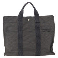 Hermes Fourre-Tout Herline Canvas Gray Canvas Tote Bag Bag (Authentic Pre-Loved)