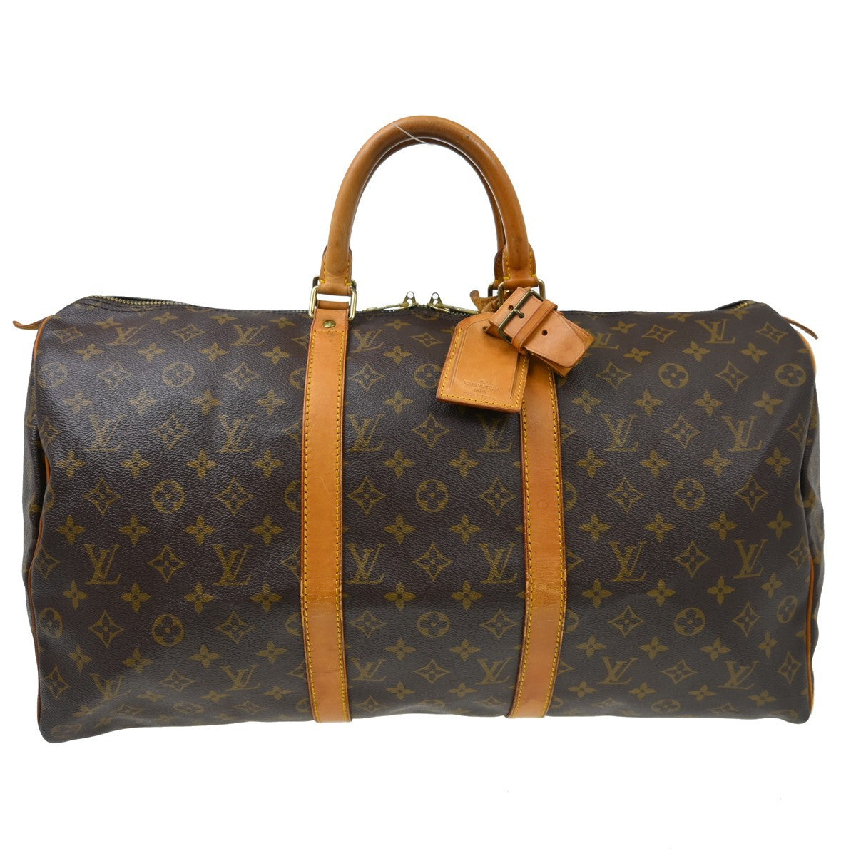 Louis Vuitton Louis Vuitton Keepall Bag Monogram Canvas Brown Canvas Travel Bag Bag (Pre-Loved)