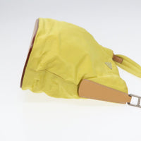 Prada Vintage Shoulder Bag Tessuto Yellow Nylon Shoulder Bag Bag (Authentic Pre-Loved)