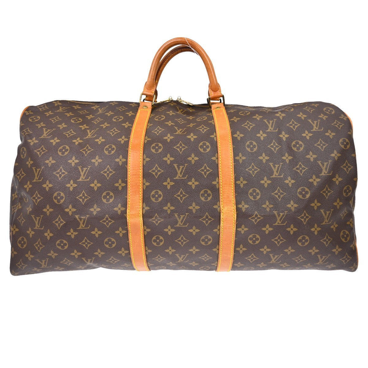 Louis Vuitton Louis Vuitton Keepall Bag Monogram Canvas Brown Canvas Travel Bag Bag (Authentic Pre-Loved)