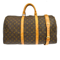 Louis Vuitton Louis Vuitton Keepall Bandouliere Bag Monogram Canvas Brown Canvas Travel Bag Bag (Pre-Loved)