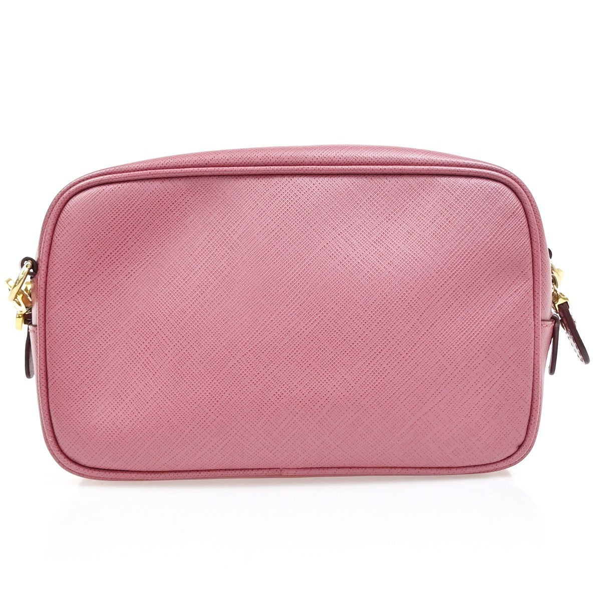 Salvatore Ferragamo Gancini Shoulder Bag Leather Pink Leather Shoulder Bag Bag (Authentic Pre-Loved)