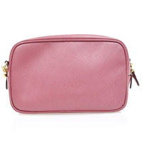 Salvatore Ferragamo Gancini Shoulder Bag Leather Pink Leather Shoulder Bag Bag (Authentic Pre-Loved)
