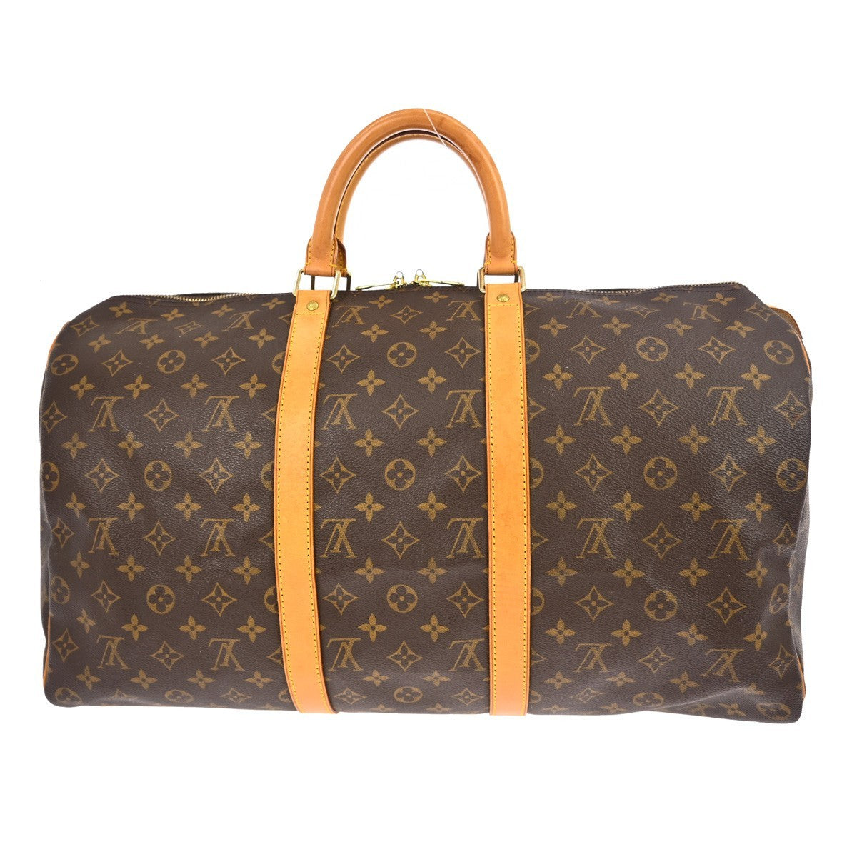 Louis Vuitton Louis Vuitton Keepall Bag Monogram Canvas Brown Canvas Travel Bag Bag (Authentic Pre-Loved)