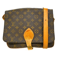 Louis Vuitton Louis Vuitton Cartouchiere Handbag Monogram Canvas Brown Canvas Shoulder Bag Bag (Pre-Loved)