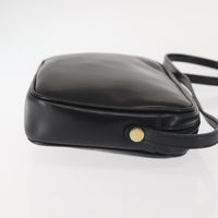 Salvatore Ferragamo Vala Shoulder Bag Leather Black Leather Shoulder Bag Bag (Authentic Pre-Loved)