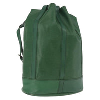 Louis Vuitton Randonnee Backpack Epi Leather Green Leather Backpack Bag (Authentic Pre-Loved)