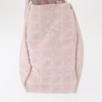 Chanel Chanel Travel Line Tote Nylon Pink Nylon Tote Bag Bag (Pre-Loved)