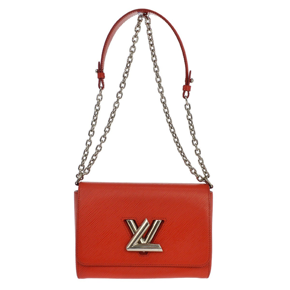 Louis Vuitton Twist Handbag Epi Leather Red Leather Shoulder Bag Bag (Authentic Pre-Loved)