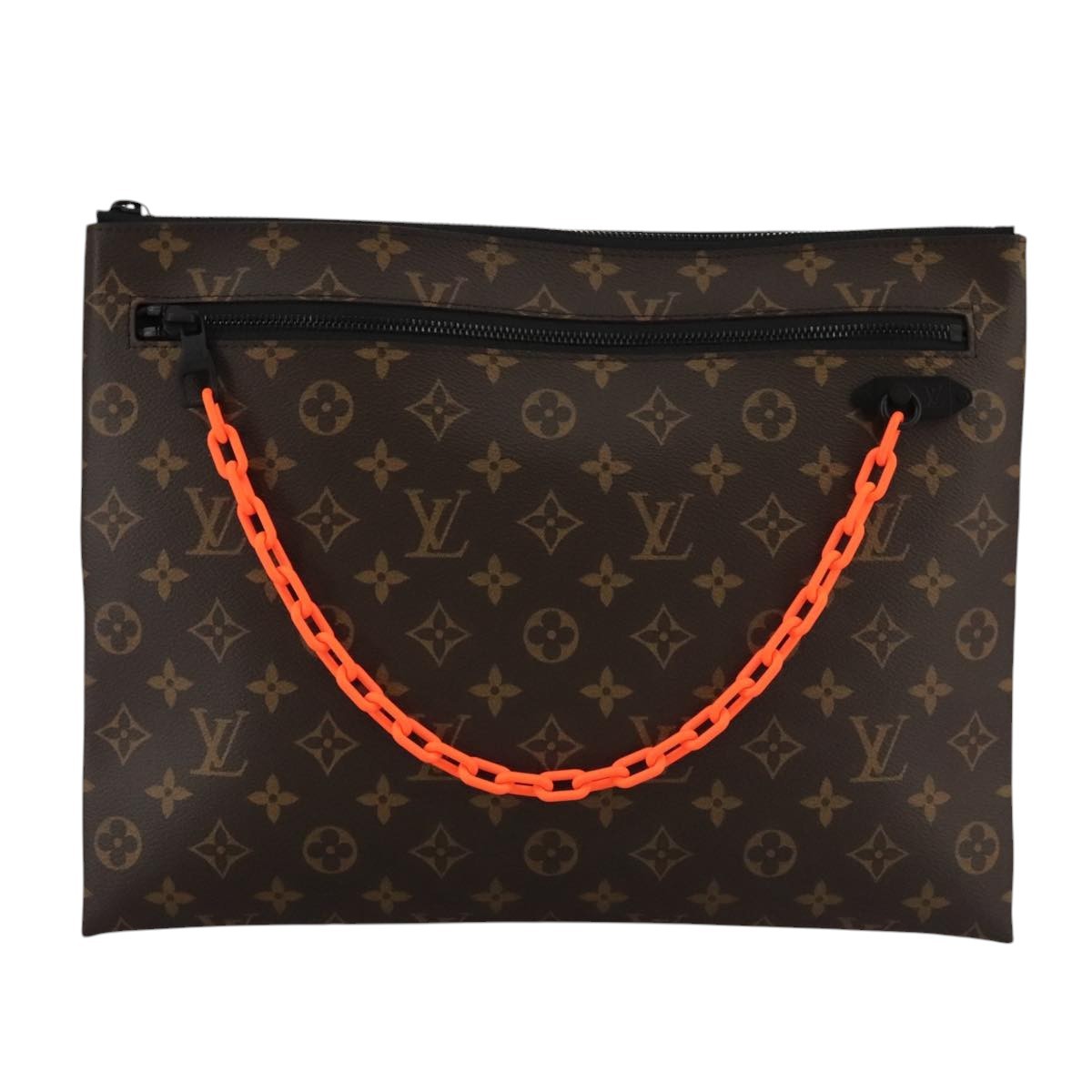 Louis Vuitton Solar Ray A4 Pouch Monogram Canvas Brown Canvas Clutche & Pouche Bag (Authentic Pre-Loved)