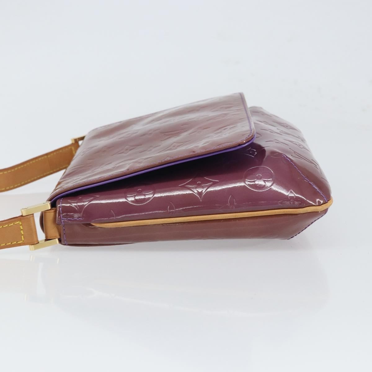 Louis Vuitton Thompson Street Handbag Monogram Vernis Purple Patent_Leather Shoulder Bag Bag (Authentic Pre-Loved)
