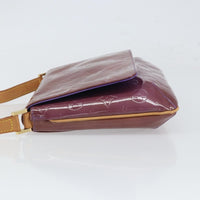 Louis Vuitton Thompson Street Handbag Monogram Vernis Purple Patent_Leather Shoulder Bag Bag (Authentic Pre-Loved)