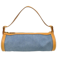 Hermes Sac Doremi Bag Denim With Leather Blue Denim_Jeans Shoulder Bag Bag (Authentic Pre-Loved)