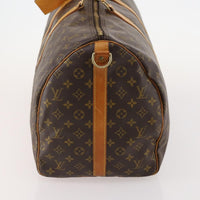 Louis Vuitton Keepall Bag Monogram Canvas Brown Canvas Travel Bag Bag (Authentic Pre-Loved)