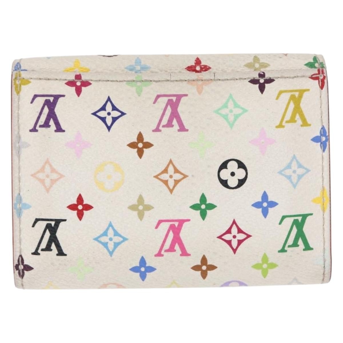 Louis Vuitton Rosalie Flap Coin Purse Limited Edition Vivienne Damier Multicolour Canvas Card Holders Accessory (Pre-Loved)