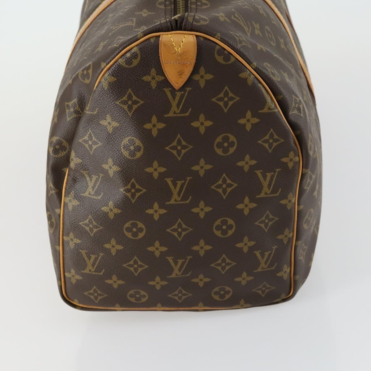 Louis Vuitton Keepall Bag Monogram Canvas Brown Canvas Travel Bag Bag (Authentic Pre-Loved)