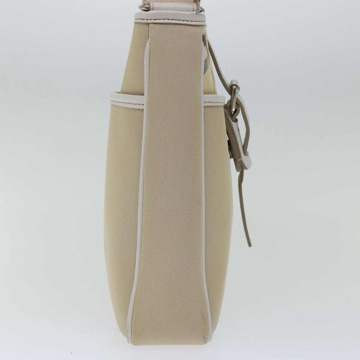 Burberry Nova Check Shoulder Bag Canvas Beige Canvas Shoulder Bag Bag (Authentic Pre-Loved)