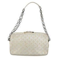 Louis Vuitton Mckenna Shoulder Bag Mini Lin Gold Canvas Bag (Pre-Loved)