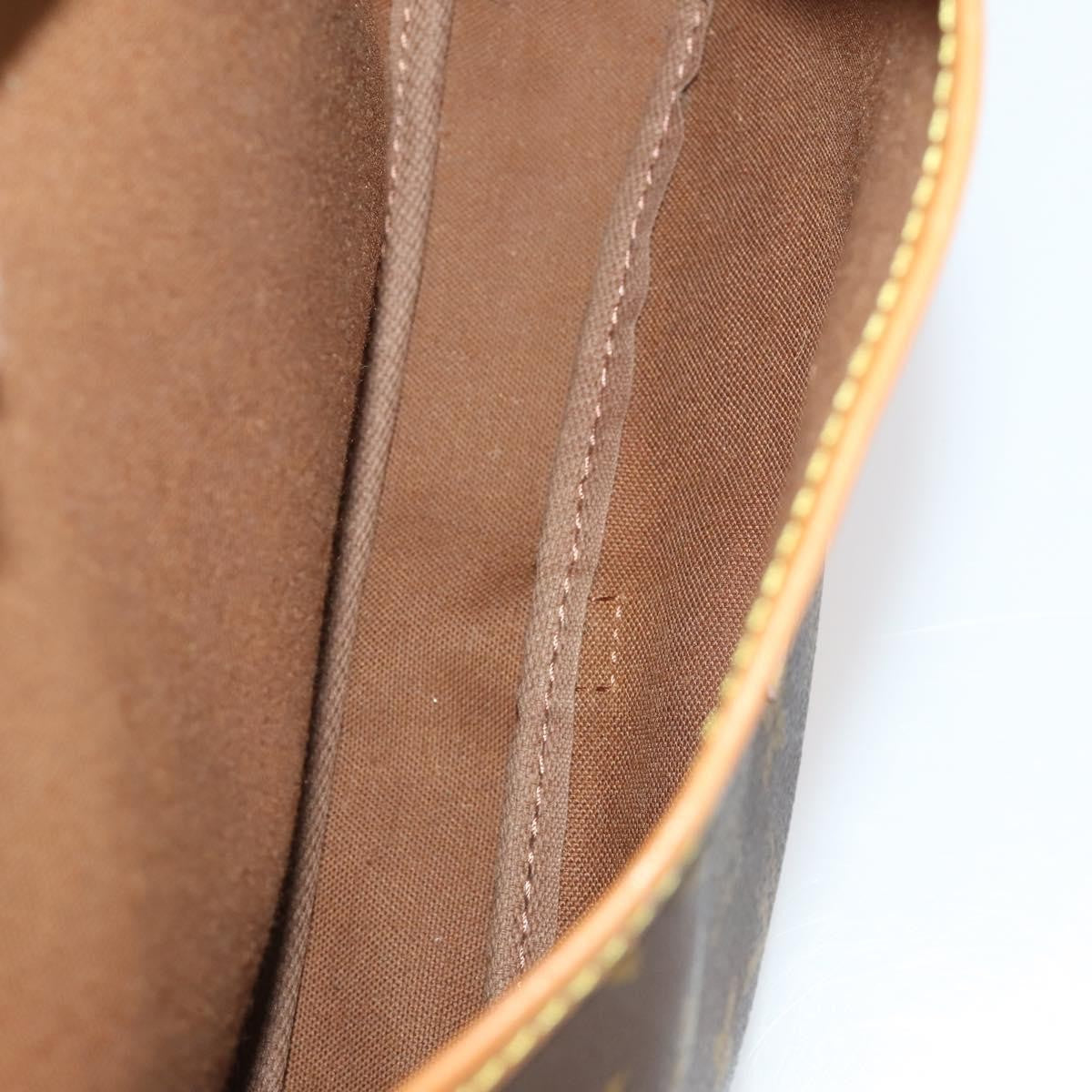 Louis Vuitton Louis Vuitton Saumur Handbag Monogram Canvas Brown Canvas Shoulder Bag Bag (Pre-Loved)