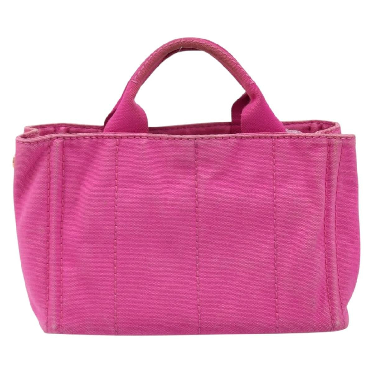 Prada Canapa Tote Canvas Pink Canvas Tote Bag Bag (Pre-Loved)