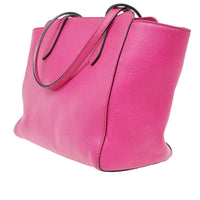 Gucci Swing Tote Leather Pink Leather Tote Bag Bag (Authentic Pre-Loved)