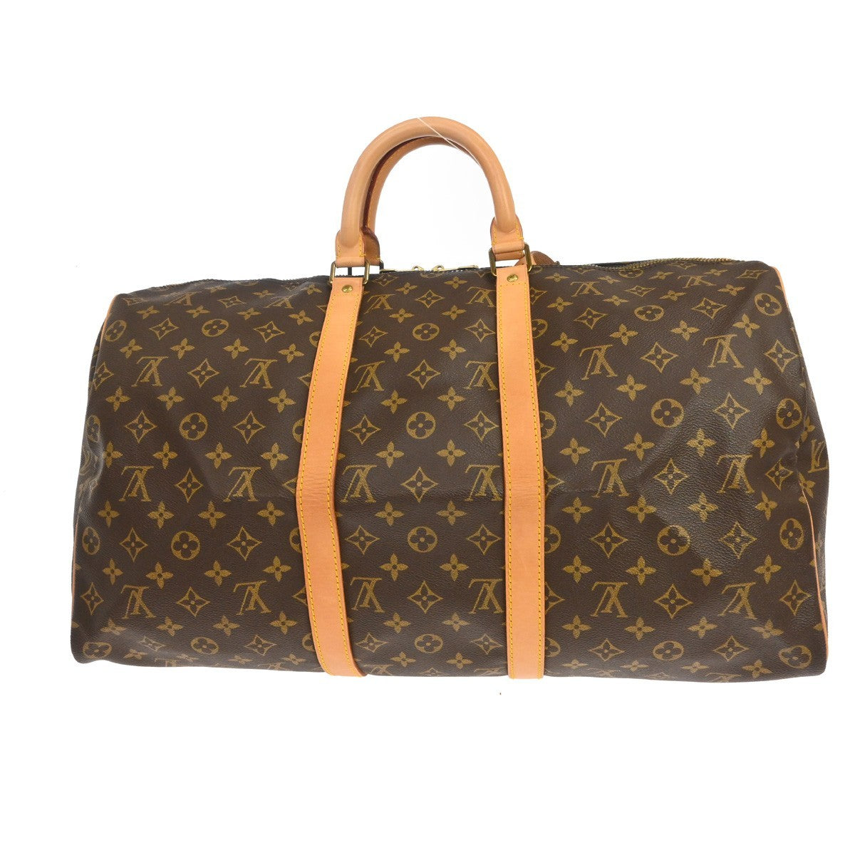 Louis Vuitton Louis Vuitton Keepall Bag Monogram Canvas Brown Canvas Travel Bag Bag (Pre-Loved)