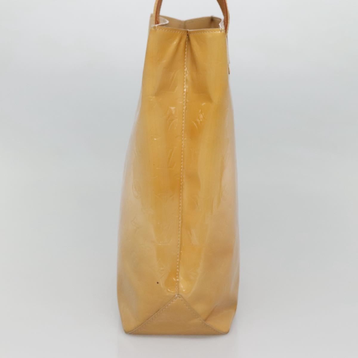 Louis Vuitton Reade Handbag Monogram Vernis Beige Patent_Leather Tote Bag Bag (Authentic Pre-Loved)