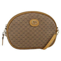 Gucci Micro Gg Supreme Shoulder Bag Gg Canvas Beige Pvc Shoulder Bag Bag (Pre-Loved)