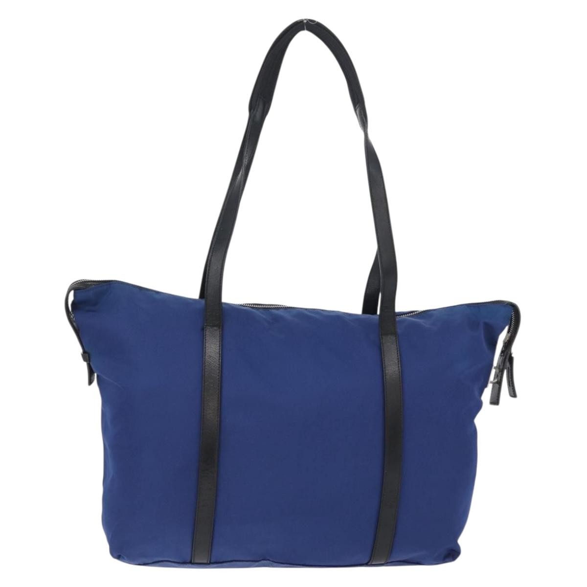 Prada Prada Vintage Tote Tessuto Blue Nylon Tote Bag Bag (Pre-Loved)