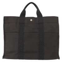 Hermes Fourre-Tout Herline Fourre-Tout Herline Gray Canvas Tote Bag Bag (Pre-Loved)