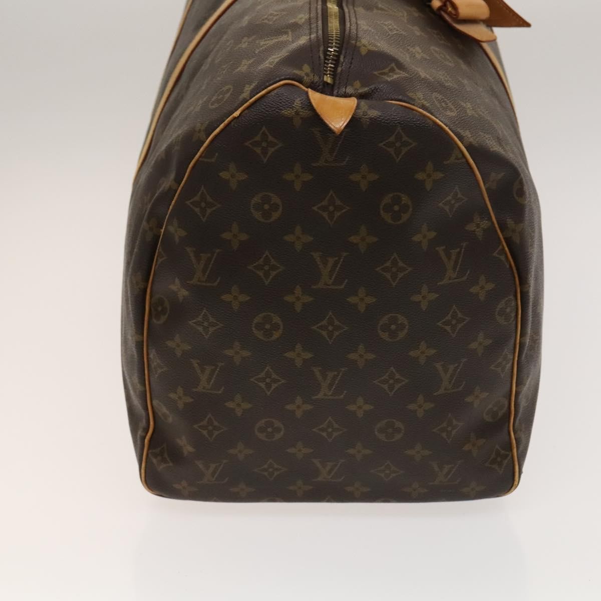 Louis Vuitton Keepall Bag Monogram Canvas Brown Canvas Travel Bag Bag (Authentic Pre-Loved)